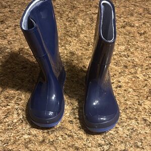 Children's Navy Blue Waterproof Boots